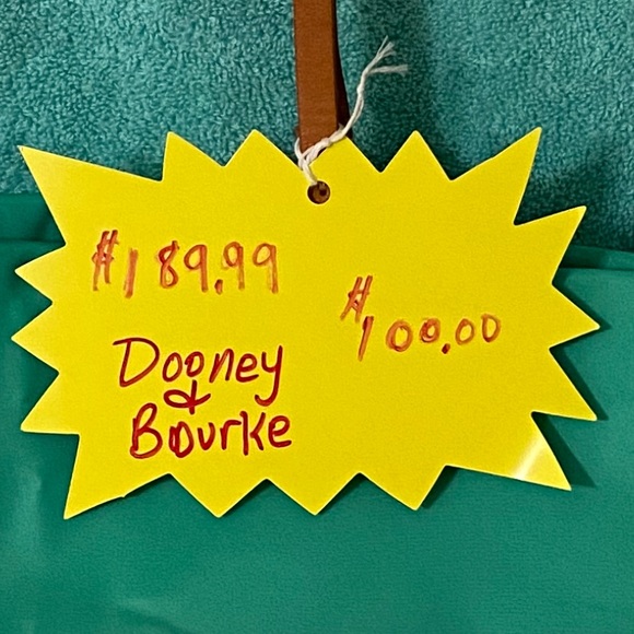 Dooney & Bourke  Aqua large Tote - Picture 4 of 10